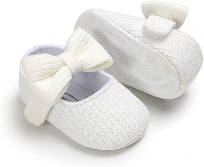 Baby Shoes Mary Jane Flats Non Slip Soft Sole Infant Toddler Sneakers First Walkers Party Christmas Dress Shoes
