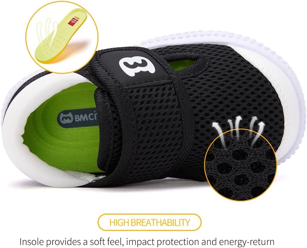 BMCiTYBM Baby Shoes Boy Girl Infant Sneakers Non-Slip First Walkers 6 9 12 18 24 Months