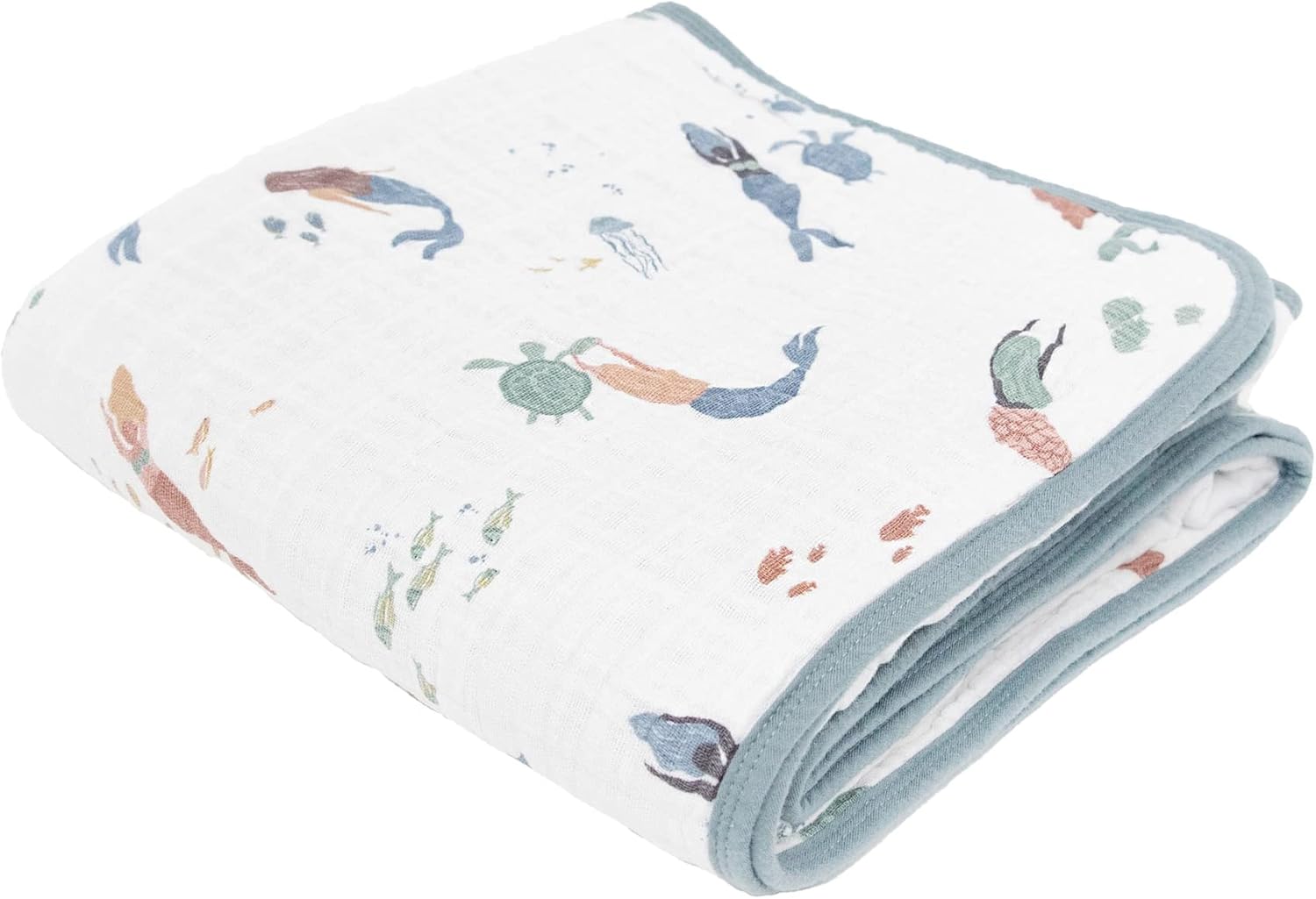 Little Unicorn Original Premium Cotton Quilt | Multi-Layered & Extra-Soft Muslin Fabric |for Babies
