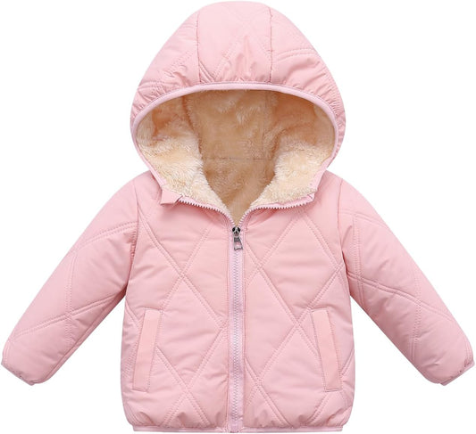 Baby girls winter coats toddler outerwear snow jackets infant boys warm clothes