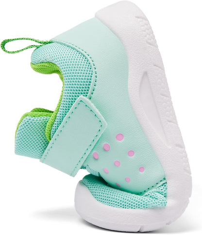 MORENDL Toddler Baby Shoes 0-4 Years Boy Girl Lightweight Breathable Non-Slip Sports Sneakers Running Walking Tennis Barefoot Shoes