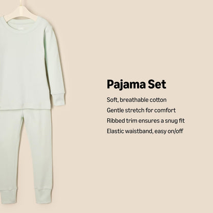 Amazon Essentials x Sofia Grainge Unisex Babies, Toddlers and Kids' Snug-Fit Cotton Pajamas, Pack of 2