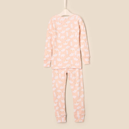 Amazon Essentials x Sofia Grainge Unisex Babies, Toddlers and Kids' Snug-Fit Cotton Pajamas, Pack of 2