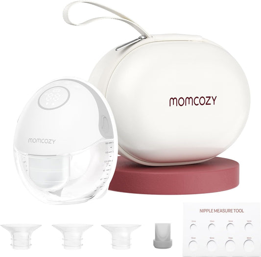 Momcozy Breast Pump Hands Free Mobile Style | M6, Wearable Breastfeeding Pump Ideal Rhythm for More