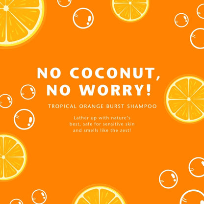 Clean Kids Naturally Tropical Shampoo- EWG Verified, All-Natural, Coconut-free, Gluten-free, Vegan