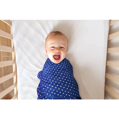 3 Pack Baby Swaddle 0-3 Months - Infant Adjustable Newborn Swaddles Blanket Baby Girl Boy, Swaddling Wrap Blanket Sleep Sack for Newborn-Blue