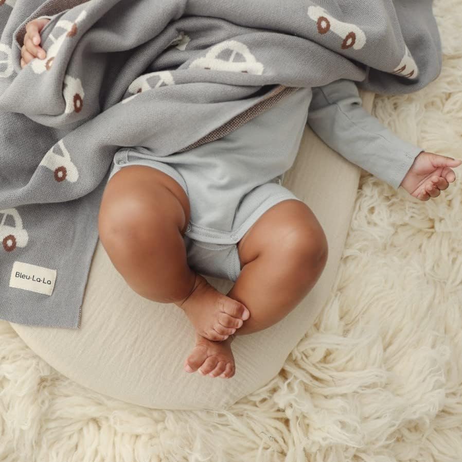 Baby Swaddle Blanket for Boys - 100% Oeko Tex Certified Natural Cotton Buttery Soft Cozy Receiving