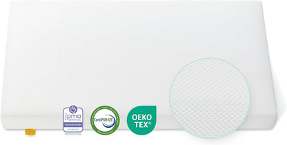 Crib Mattress, JPMA Certified Baby Mattress, Breathable Surface, CertiPUR-US and Oeko-TEX Approved, Standard Full Size for Crib & Toddler Bed, Waterproof Machine Washable Cover, 52” x 27.6”