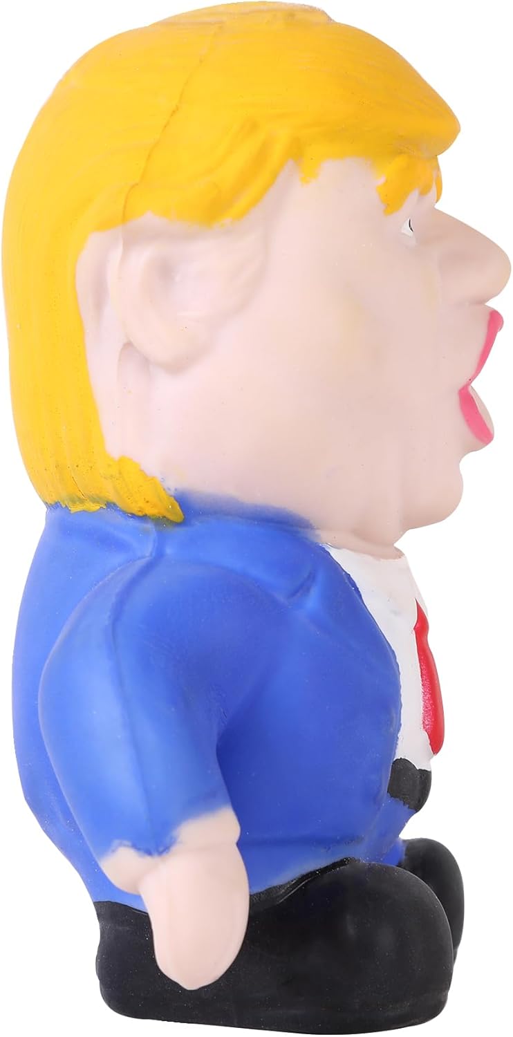 Donald Trump Squeeze Toy, Splat Trump Doll, Trump Action Figure Squish Toy, Donald Trump Merchandise, Fun Desk Toy
