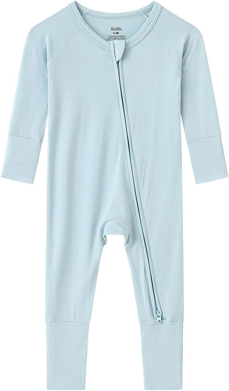 Baby Viscose from Bamboo Footless Pajamas Boys Girls Zippy Pjs Sleep 'N Play Romper - 0-24 Months