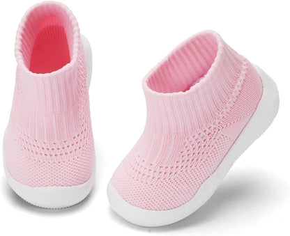 Engtoy Baby Shoes & Socks - Non-Slip Breathable Slippers with Soft Rubber Sole - Baby Boys & Girls Slip On Sneakers