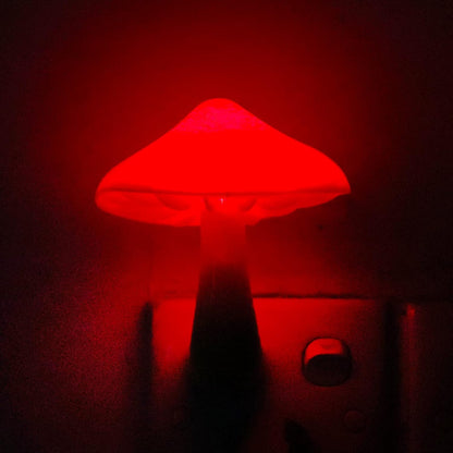 AUSAYE Sensor Led Nigh Light Plug in Nightlight for Kids Adults,Auto On/Off Night Lights Wall Lamp for Bedroom, Bathroom,Toilet,Stairs,Kitchen,Hallway Christmas Thanksgiving Gifts Red