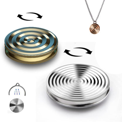 2 Pcs Desk Spinning Toy Kinetic Desk Toys Spinning Gyro Gyroscope Toy Desktop Gyro Fidget Spinner Desktop Decompression Toy Optical Illusion Fidget Toys Desk Top Spinner
