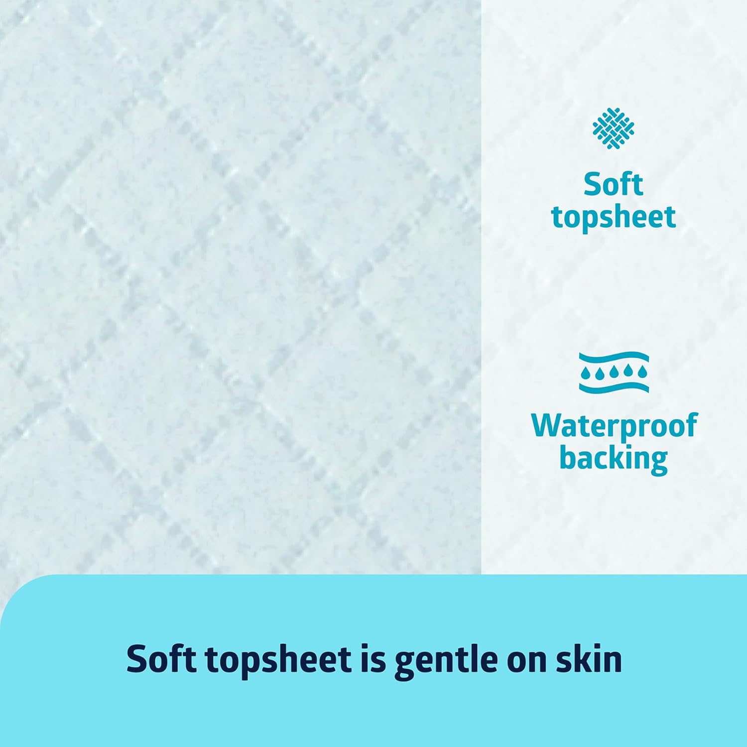 Medline Chucks Pads, Disposable Changing Pads for Baby, 17x24, 100 Count, Chucks Pads, Pee Pads