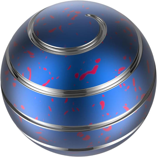 Fidget Toys, 1.77'' Kinetic Desk Toys for Adults, Desk Accessories for Office, Party Favors, Christmas Stocking Stuffers, Easter Basket (45MM, Blue Red)