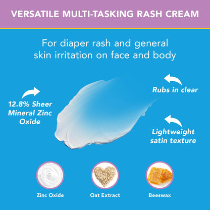 Triple Paste Multi-Purpose Baby Healing Ointment, 2 oz Tube, Diaper Rash Cream and Skin Protectant for Hands, Face and Bottom Treats, Soothes and Prevents with Zinc Oxide (Packaging May Vary)