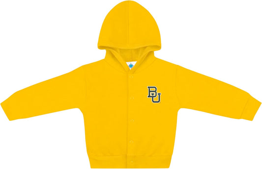 Creative Knitwear College Baby Snap Hooded Jacket - Team Logo, Multiple Colors, for Boys & Girls, (0-24 Months)