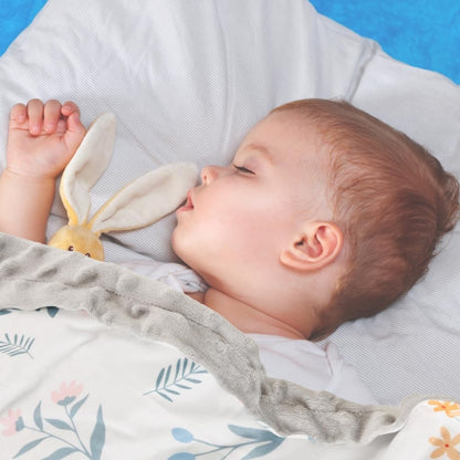 Soft Sage Green Baby Blankets for Unisex Girls or Boys Breathable Gender Neutral Nursery Double