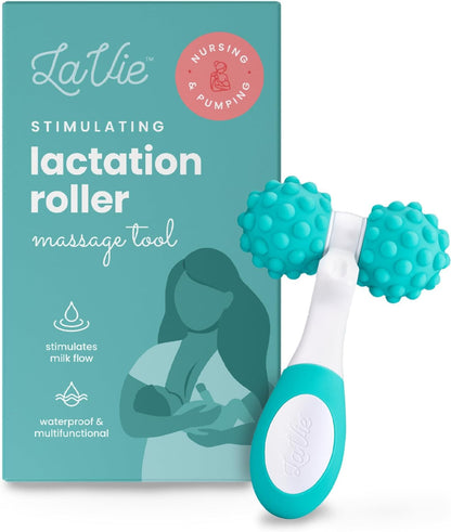 LaVie 5-in-1 Lactation Massager Roller, Manual Massage Roller, Breastfeeding Tool to Improve Milk