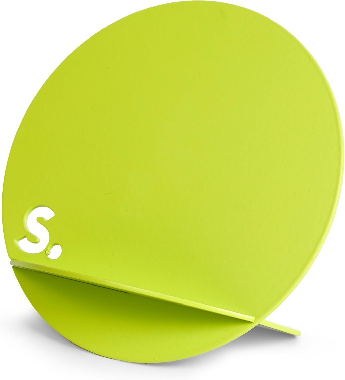 Speks Show Off Stand - Double Sided, Powder Coated Steel Magnetic Display Board - Lime - Magnets Sold Separately