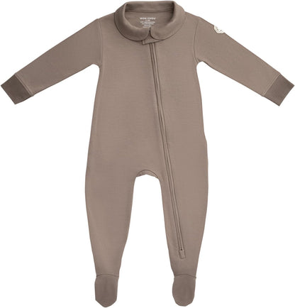 MON CHOU Organic Cotton Baby Pajamas - Ultra Soft Baby Footie Pajamas - 100% Pima Cotton PJ’s - Luxury Newborn Sleepers