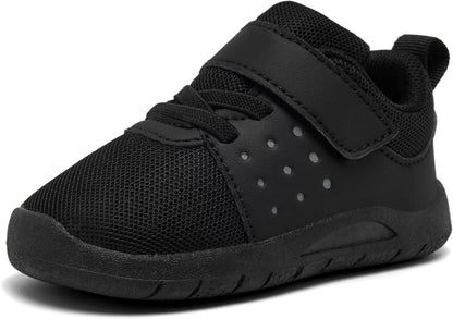 MORENDL Toddler Baby Shoes 0-4 Years Boy Girl Lightweight Breathable Non-Slip Sports Sneakers Running Walking Tennis Barefoot Shoes