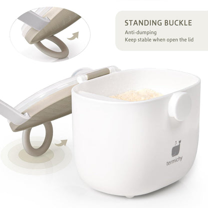 Termichy Baby Formula Dispenser, Portable Formula Dispenser Container with Scoop and Carry Handle