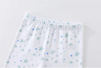 Baby Boy Girl 10 Piece Combined Type Clothing Set Cotton Baby Bodysuits and Pants Set Home Outdoor Infant Clothes
