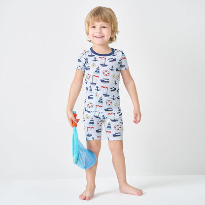 pureborn Baby Toddler Kids Viscose from Bamboo Pajamas Set Pjs 2pcs 18M-8Y