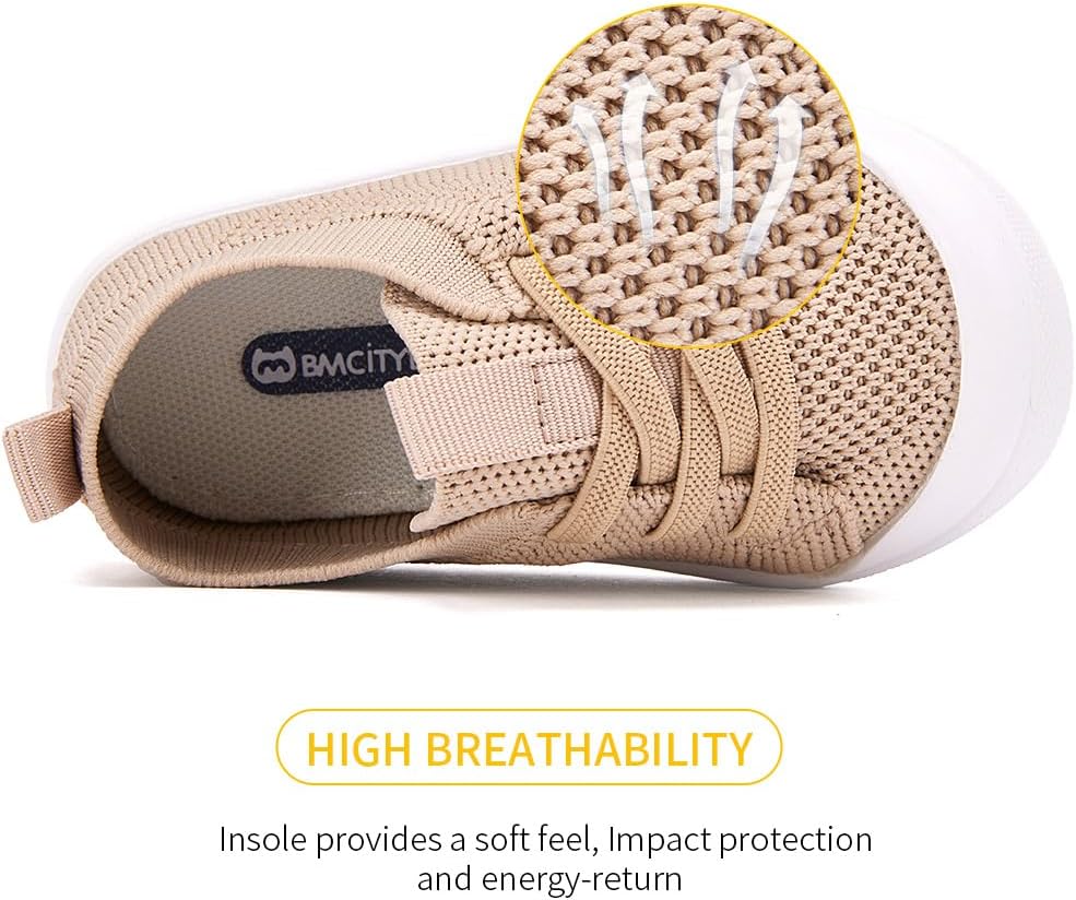 BMCiTYBM Baby Shoes Boy Girl Infant Sneakers Non-Slip First Walkers 6 9 12 18 24 Months