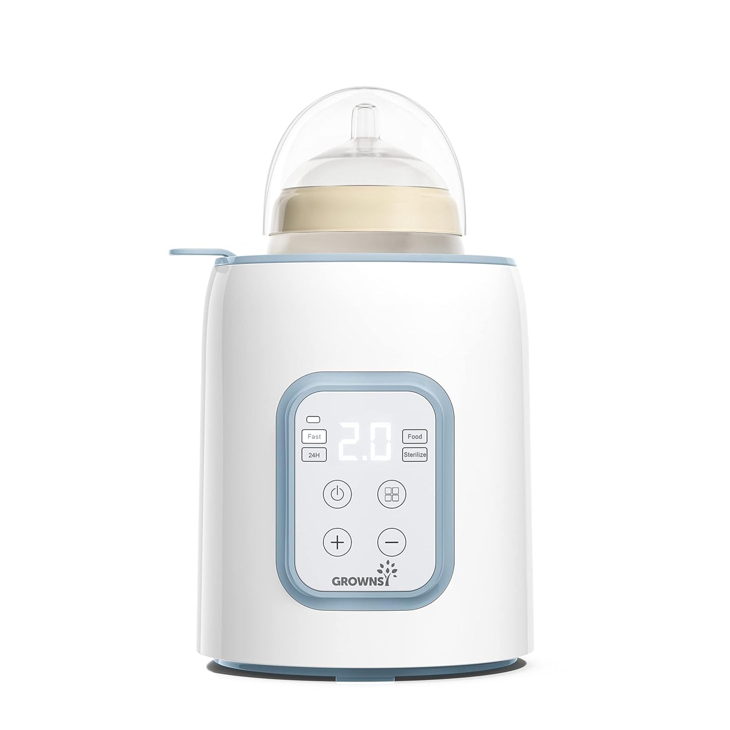 GROWNSY Bottle Warmer, 8-in-1 Fast Baby Milk Warmer with Timer for Breastmilk or Formula, Accurate