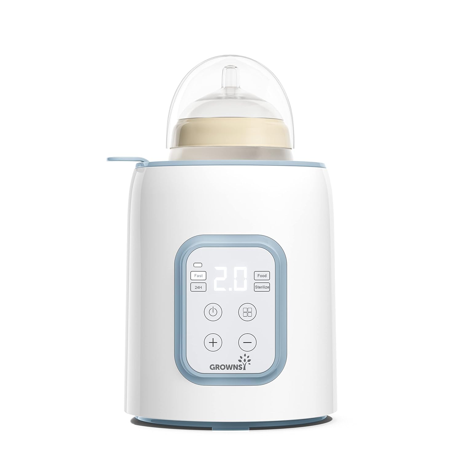 GROWNSY Bottle Warmer, 8-in-1 Fast Baby Milk Warmer with Timer for Breastmilk or Formula, Accurate