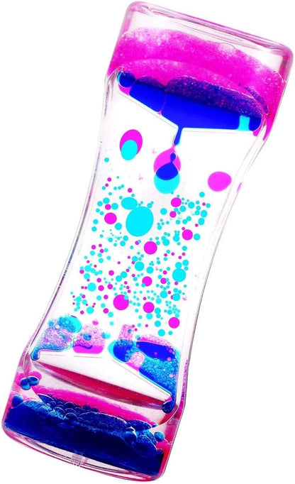 Calming Sensory Toys for Kids with Autism ADHD Anxiety or Special Needs-3 Pack Liquid Motion Bubbler Timers (Style #1)