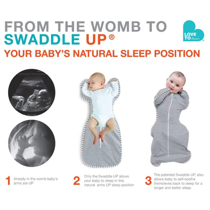 Love to Dream Organic Swaddle, Baby Sleep Sack, Swaddle Up Self-Soothing Swaddles for Newborns, Get
