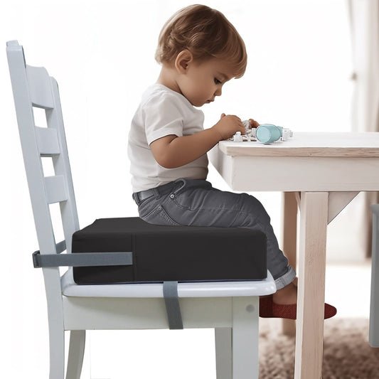Eiury Booster Seat for Kitchen Chair, Toddler Booster Seat for Dining Table, Waterproof PU Leather