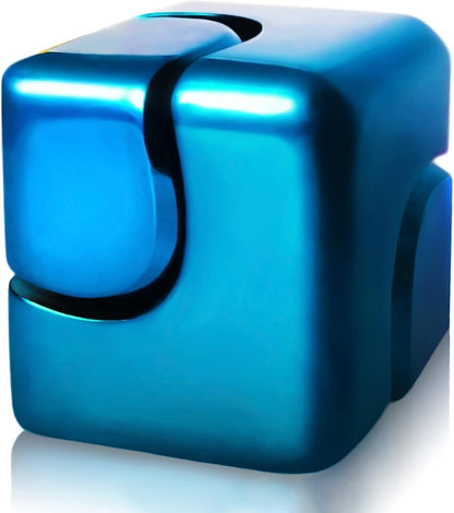 Fidget Spinner Toys Cube Adults, Easter Basket Stuffers for Teens Metal EDC Cool Desk Gadgets Office Toys Small Anxiety Figette Sensory Toy, ADHD Tool Fingears Figet Stress Valentine Gift for Boys