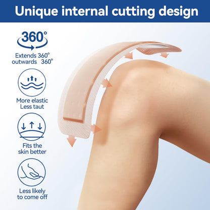 Dimora Silicone Ultra Absorbent Dressing Pads - Adhesive Wound Bandage with Gentle Border