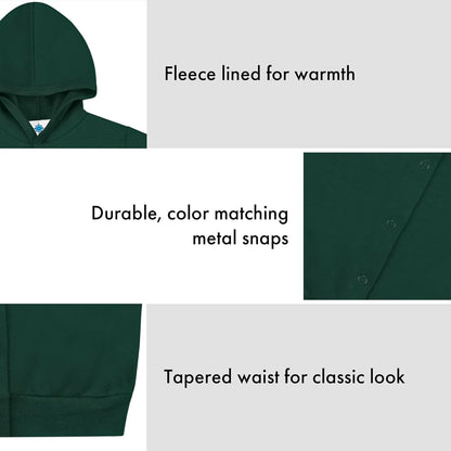 Creative Knitwear College Baby Snap Hooded Jacket - Team Logo, Multiple Colors, for Boys & Girls, (0-24 Months)