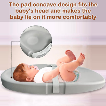 Baby Changing Pad,Waterproof Easy to Clean,PU Foam Changing Pad on Table Topper for Changing Diaper and Dresser (Oat)