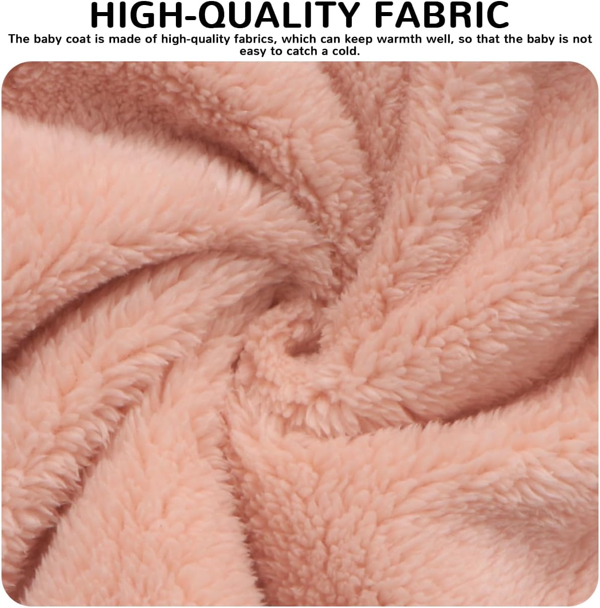 Baby Girl Winter Fleece Jacket Toddler Boy Puffer With Hood Coat Infant Clothes