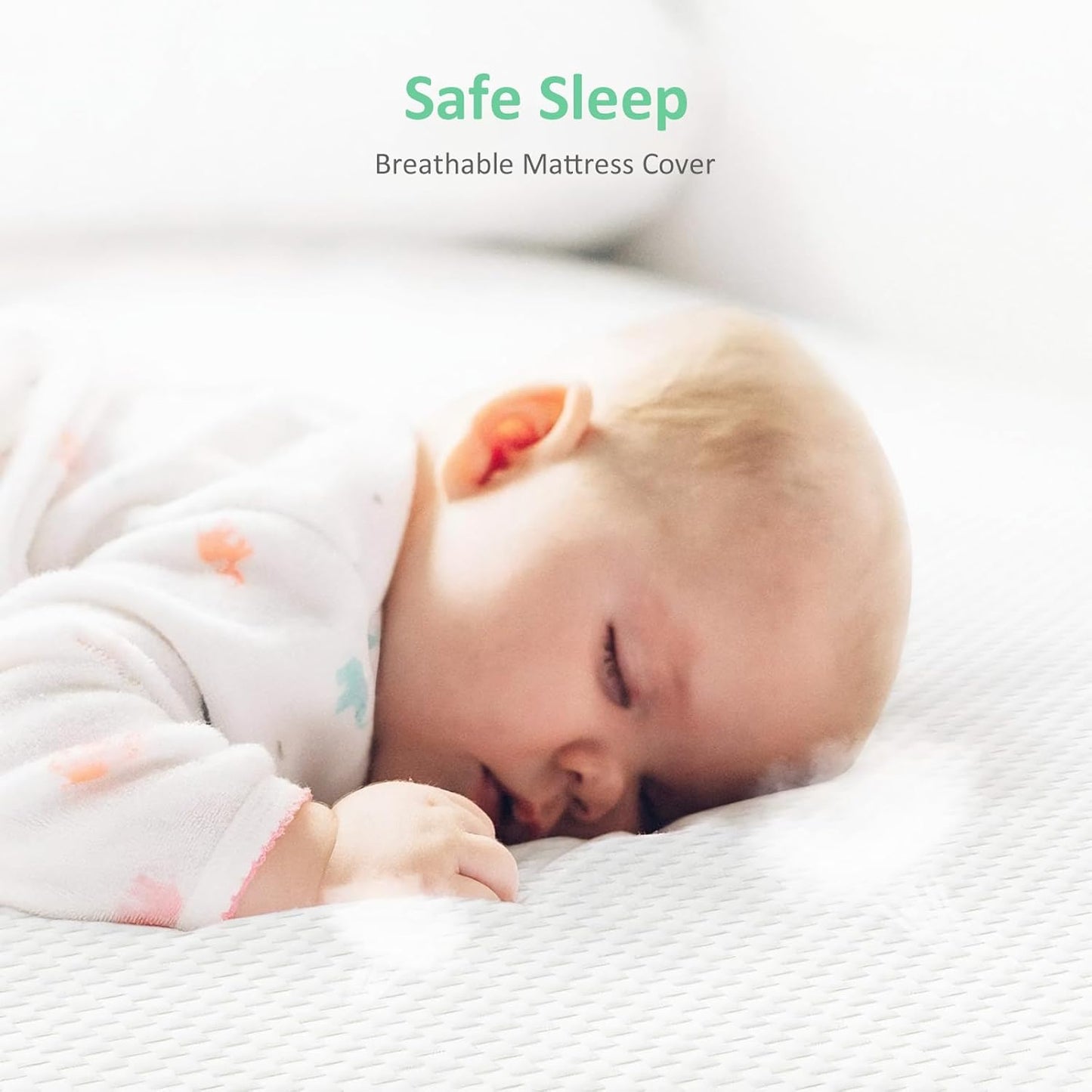 Crib Mattress, Dual Sided Comfort Memory Foam Toddler Bed Mattress, Triple-Layer Breathable Premium