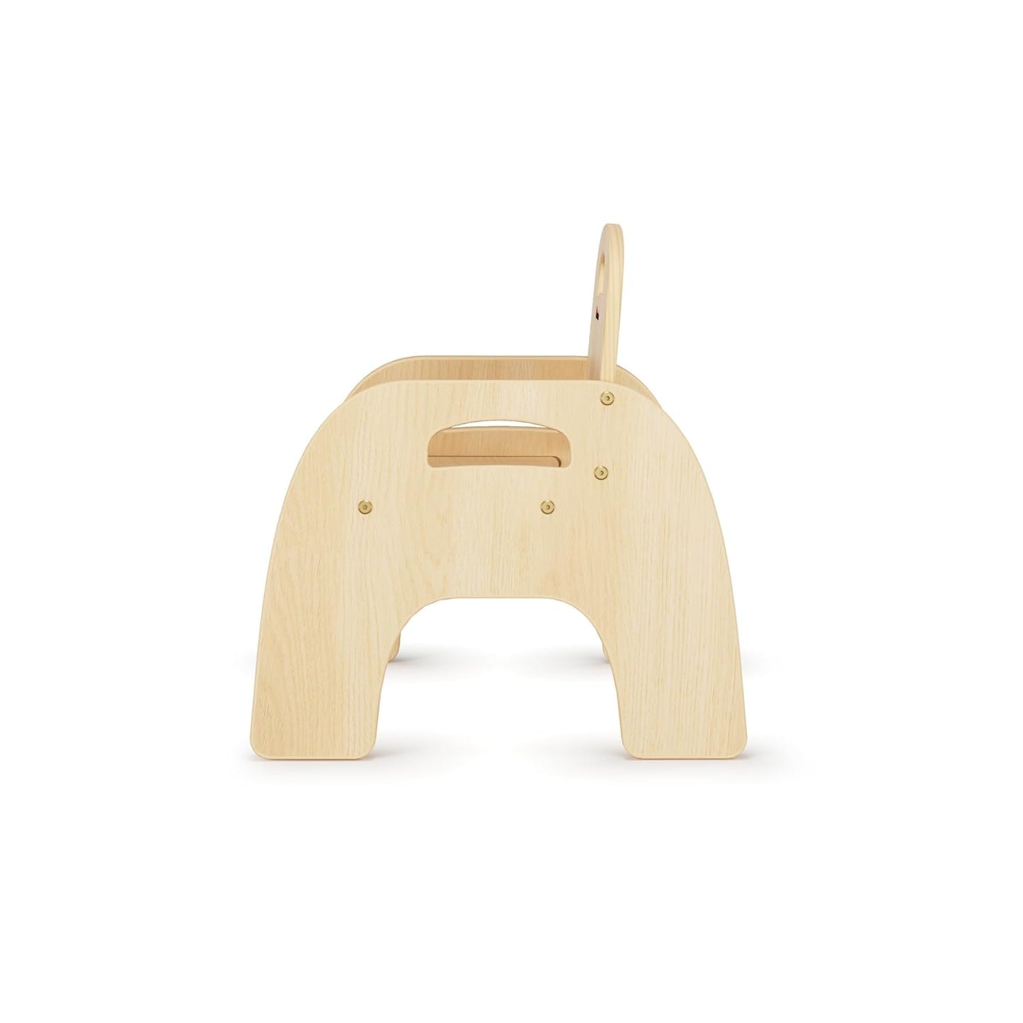 Foundations Simple Sitter Low Wood Feeding Chairs Multipack, Wide No-Tip Base, Adjustable Safety