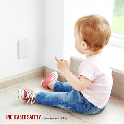 ENERLITES SI8801-W-5PCS, Screwless Blank Wall Plate, Child Safe Blank Device Outlet Cover, Standard Size, 1-Gang 4.68" x 2.93", Polycarbonate Thermoplastic, UL Listed, Glossy, White, 5 pack