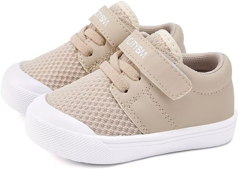 BMCiTYBM Baby Sneakers Girls Boys Lightweight Breathable Mesh First Walkers Shoes 6-24 Months