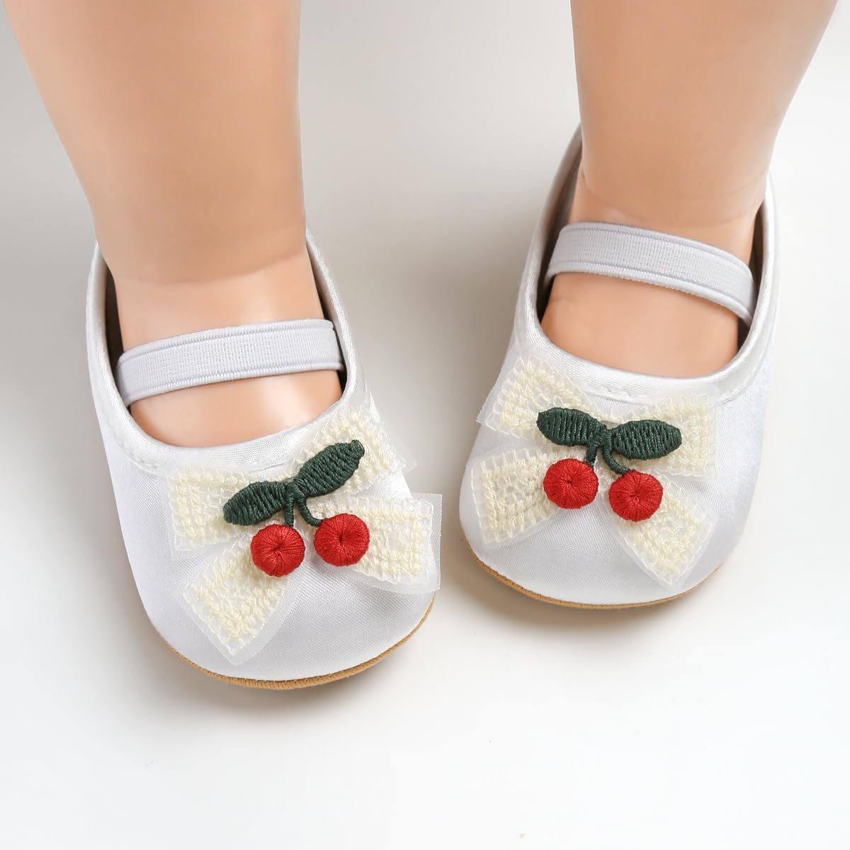 Baby Shoes Mary Jane Flats Non Slip Soft Sole Infant Toddler Sneakers First Walkers Party Christmas Dress Shoes