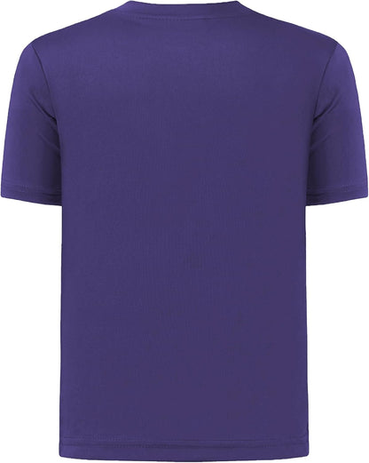QBK 2T to Youth Neon Shirt Kids UPF 50+ Dry Fit Athletic Short Sleeve Rash Guard T Shirts for Boys Girls Sports Undershirt