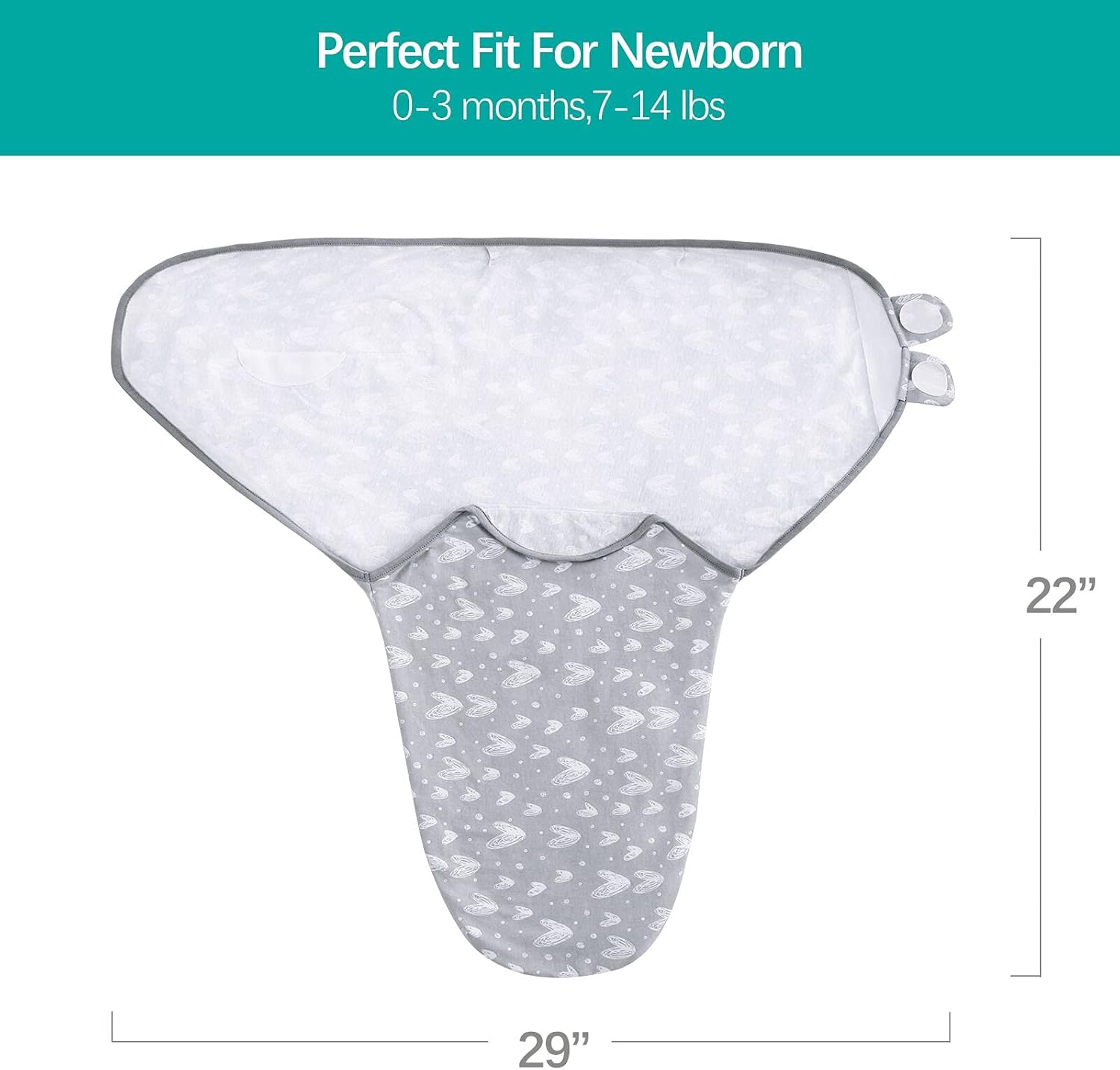 Biloban Baby Swaddles 0-3 Months for Boy & Girl, Cotton Swaddle Blanket, Newborn Essentials, Lovely