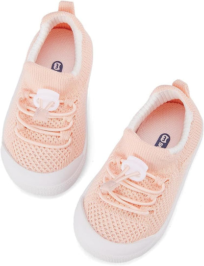 BMCiTYBM Baby Sneakers Girls Boys Lightweight Breathable Mesh First Walkers Shoes 6-24 Months