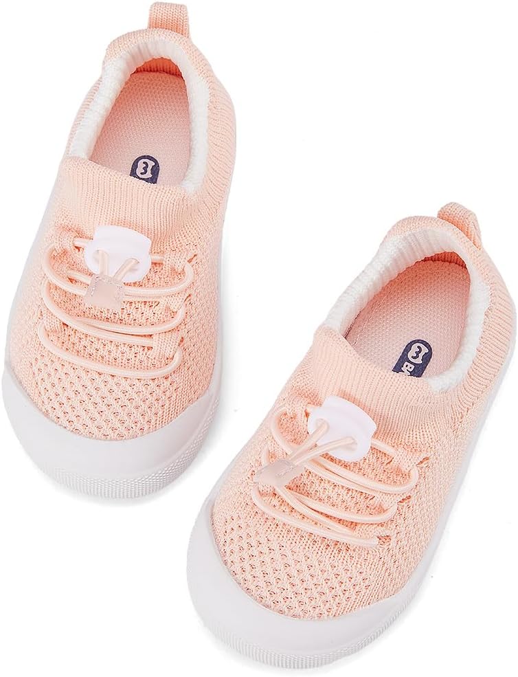 BMCiTYBM Baby Sneakers Girls Boys Lightweight Breathable Mesh First Walkers Shoes 6-24 Months