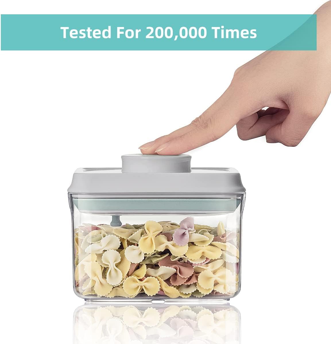 Ankou Food Airtight Containers (1500ml) 1.5 Qt Pop Up Food Formula Container With Lids, Bpa-Free